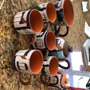 Hand painted Brazilian tea set